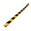 Stootband PU type 'C' geel/zwart